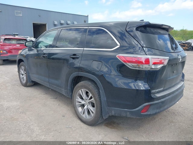 12609814 :رقم المزاد ، 5TDZKRFH8ES026367 vin ، 2014 Toyota Highlander Le/le Plus مزاد بيع