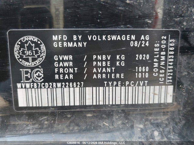 Volkswagen Golf R 2024 WVWFB7CD2RW226627 Image 9