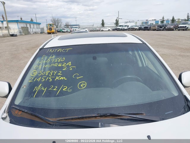 Aukcja sprzedaży 2009 Subaru Impreza 2.5 I/2.5 I Sport Package, vin: JF1GE62659H508392, numer aukcji: 12609880