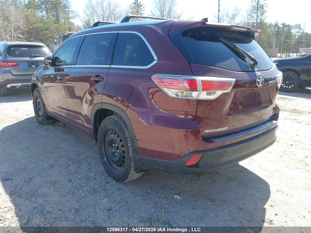 5TDDKRFHXGS290624 Toyota Highlander Limited