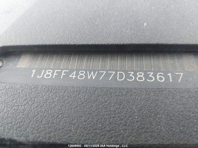 12609892 :رقم المزاد ، 1J8FF48W77D383617 vin ، 2007 Jeep Patriot Limited مزاد بيع