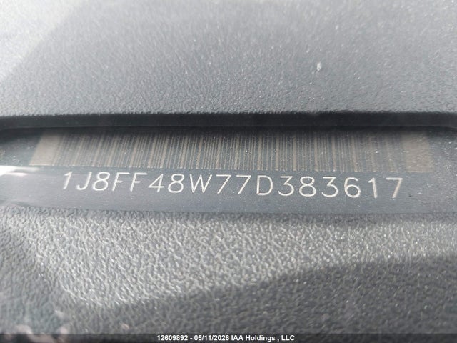 12609892 :رقم المزاد ، 1J8FF48W77D383617 vin ، 2007 Jeep Patriot Limited مزاد بيع