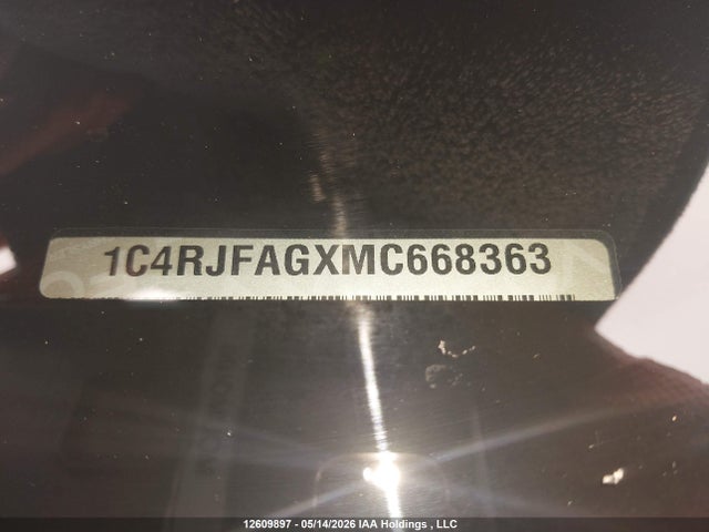 Продажа на аукционе авто 2021 Jeep Grand Cherokee Laredo, vin: 1C4RJFAGXMC668363, номер лота: 12609897