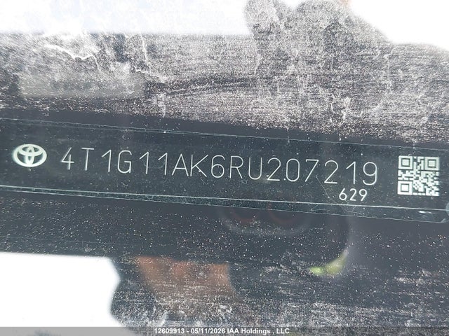 4T1G11AK6RU207219 Toyota CAMRY SE