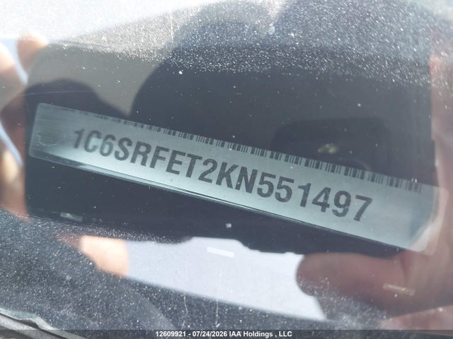 Продажа на аукционе авто 2019 Ram 1500 Sport/rebel, vin: 1C6SRFET2KN551497, номер лота: 12609921