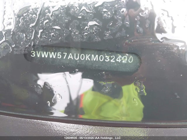 Продаж на аукціоні авто 2019 Volkswagen Golf Highline, vin: 3VWW57AU0KM032420, номер лоту: 12609935