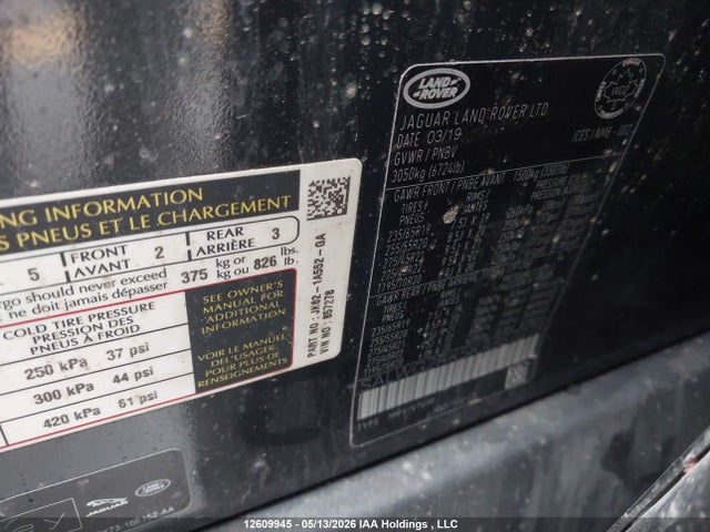 SALWG2RK5KA857278 Land Rover Range Rover Sport Se