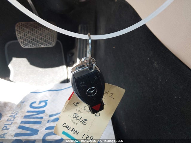 12609967 :رقم المزاد ، 55SWF4KB5JU267490 vin ، 2018 Mercedes-benz C 300 4matic مزاد بيع