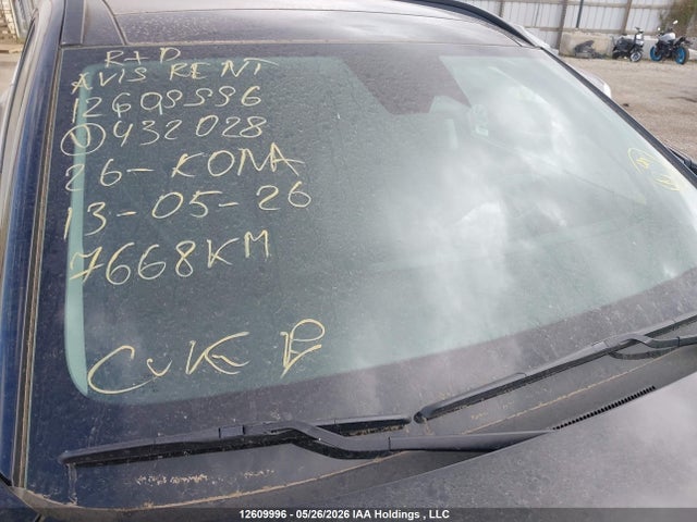 Aukcja sprzedaży 2026 Hyundai Kona Preferred-trend, vin: KM8HCCAB4TU432028, numer aukcji: 12609996