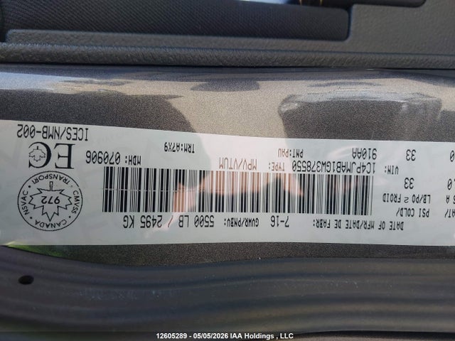1C4PJMAB1GW378550 Jeep Cherokee Sport