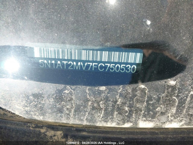 5N1AT2MV7FC750530 Nissan Rogue S/sl/sv