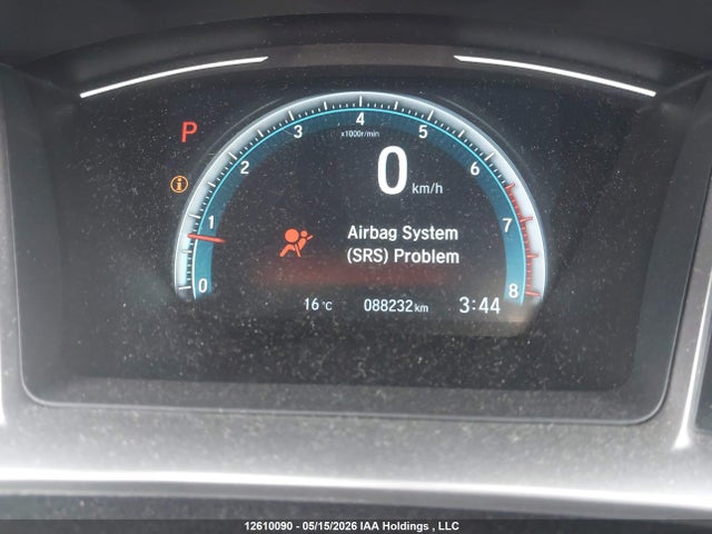 12610090 :رقم المزاد ، 2HGFC1F95HH109561 vin ، 2017 Honda Civic Touring مزاد بيع