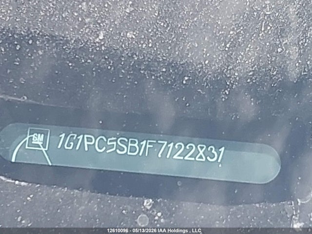 Продаж на аукціоні авто 2015 Chevrolet Cruze 1lt, vin: 1G1PC5SB1F7122831, номер лоту: 12610096