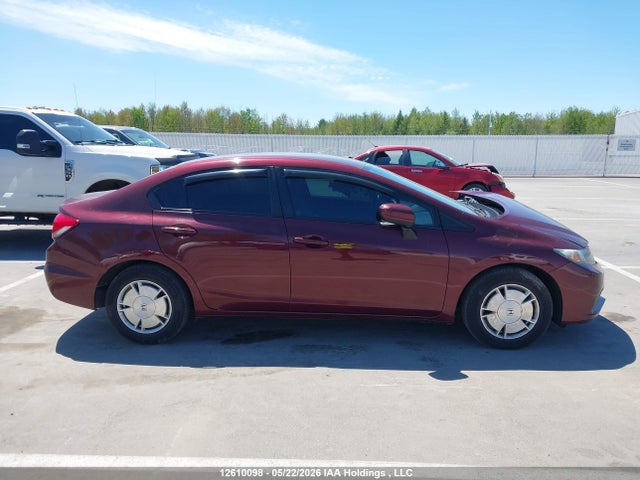 12610098 :رقم المزاد ، 2HGFB2F44FH044132 vin ، 2015 Honda Civic Lx مزاد بيع