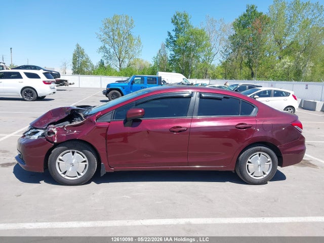 12610098 :رقم المزاد ، 2HGFB2F44FH044132 vin ، 2015 Honda Civic Lx مزاد بيع