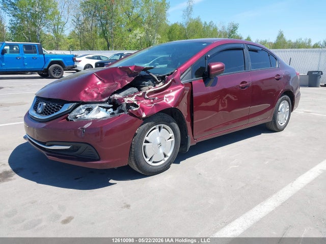 12610098 :رقم المزاد ، 2HGFB2F44FH044132 vin ، 2015 Honda Civic Lx مزاد بيع