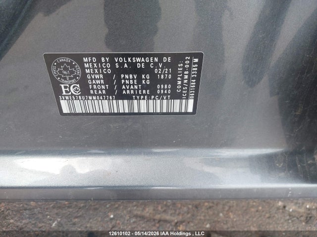 3VWE57BU7MM047767 Volkswagen JETTA SEL
