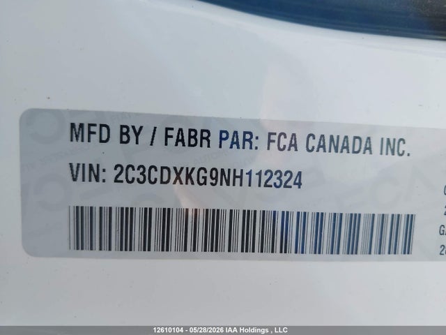 Продажа на аукционе авто 2022 Dodge Charger Police, vin: 2C3CDXKG9NH112324, номер лота: 12610104