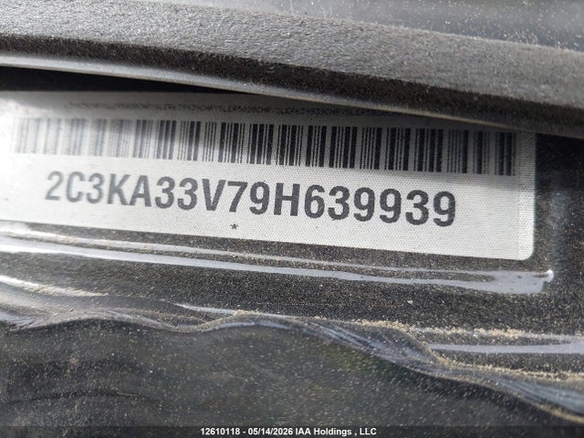 2009 Chrysler 300 Limited მანქანა იყიდება აუქციონზე, vin: 2C3KA33V79H639939, აუქციონის ნომერი: 12610118