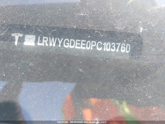 LRWYGDEE0PC103760 Tesla Model Y Long Range