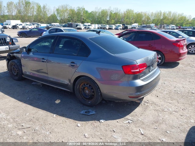 2015 Volkswagen Jetta S მანქანა იყიდება აუქციონზე, vin: 3VW2K7AJ3FM307281, აუქციონის ნომერი: 12610148