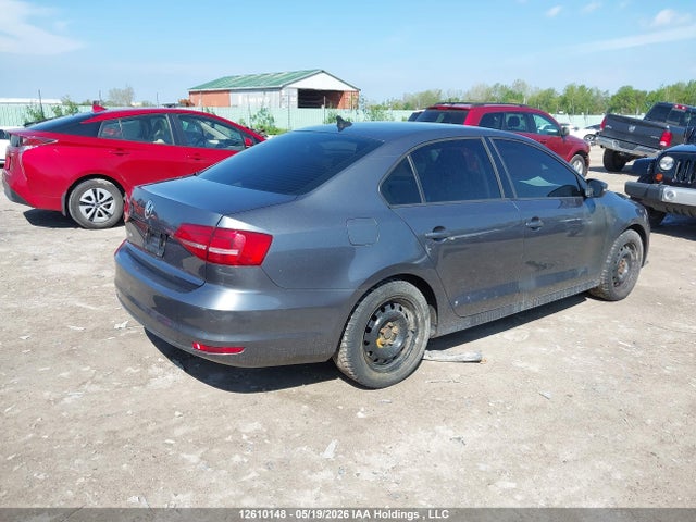 2015 Volkswagen Jetta S მანქანა იყიდება აუქციონზე, vin: 3VW2K7AJ3FM307281, აუქციონის ნომერი: 12610148