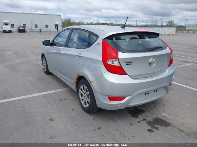 12610184 :رقم المزاد ، KMHCT5AE6CU037154 vin ، 2012 Hyundai Accent Gls/gs مزاد بيع