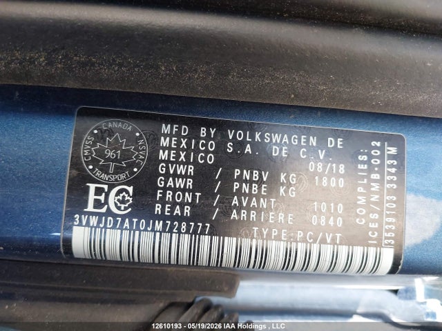 3VWJD7AT0JM728777 Volkswagen Beetle 2.0 Tsi Coast/2.0 Tsi Trendline