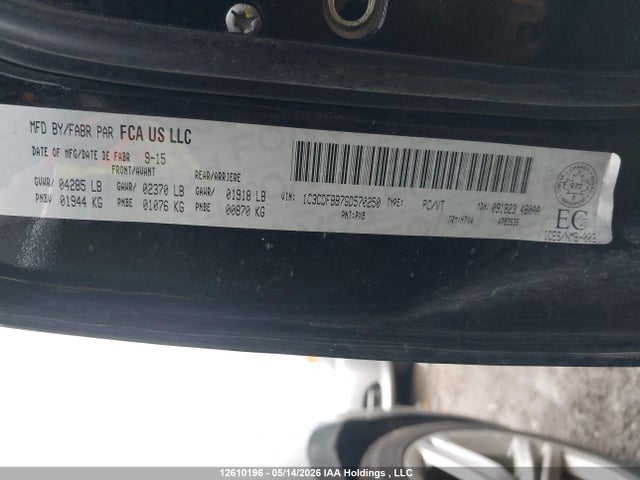 1C3CDFBB7GD570250 Dodge DART SXT