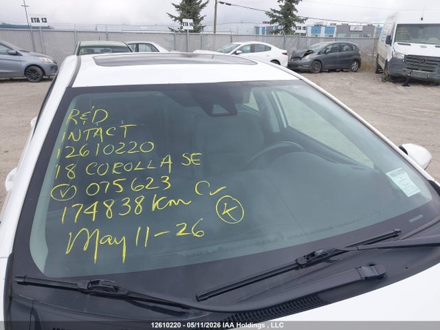 2T1BURHE1JC075623 Toyota Corolla L/le/xle/se/xse