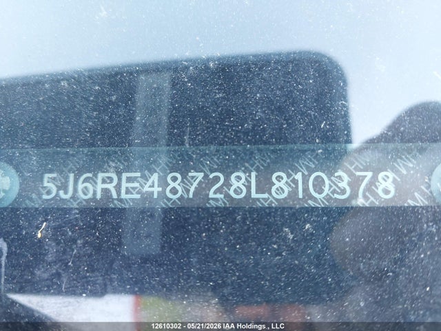 12610302 :رقم المزاد ، 5J6RE48728L810378 vin ، 2008 Honda Cr-v مزاد بيع