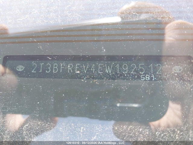 Продажа на аукционе авто 2014 Toyota Rav4 Le, vin: 2T3BFREV4EW192512, номер лота: 12610310
