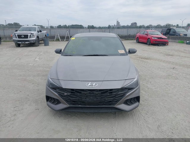 2023 Hyundai Elantra N Line მანქანა იყიდება აუქციონზე, vin: KMHLR4AF0PU487776, აუქციონის ნომერი: 12610318