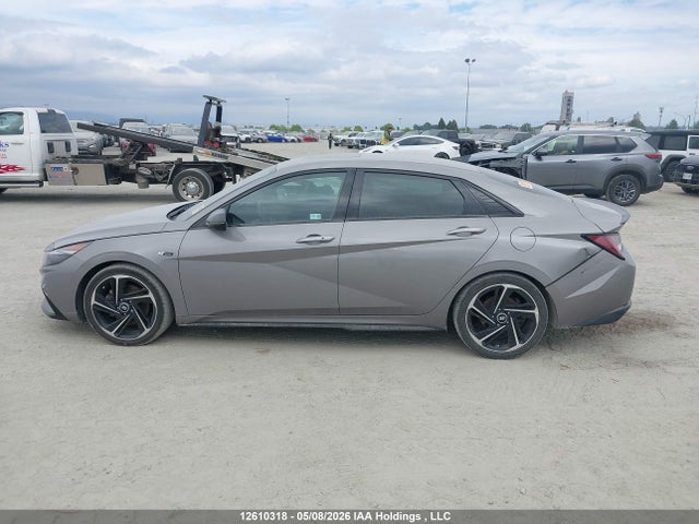 2023 Hyundai Elantra N Line მანქანა იყიდება აუქციონზე, vin: KMHLR4AF0PU487776, აუქციონის ნომერი: 12610318