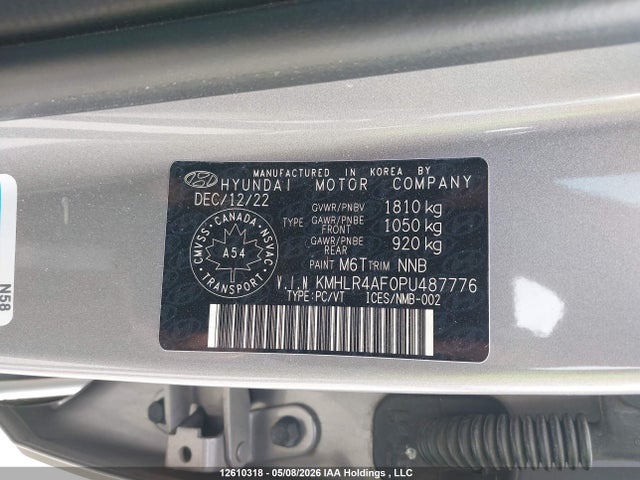 2023 Hyundai Elantra N Line მანქანა იყიდება აუქციონზე, vin: KMHLR4AF0PU487776, აუქციონის ნომერი: 12610318