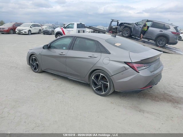 2023 Hyundai Elantra N Line მანქანა იყიდება აუქციონზე, vin: KMHLR4AF0PU487776, აუქციონის ნომერი: 12610318