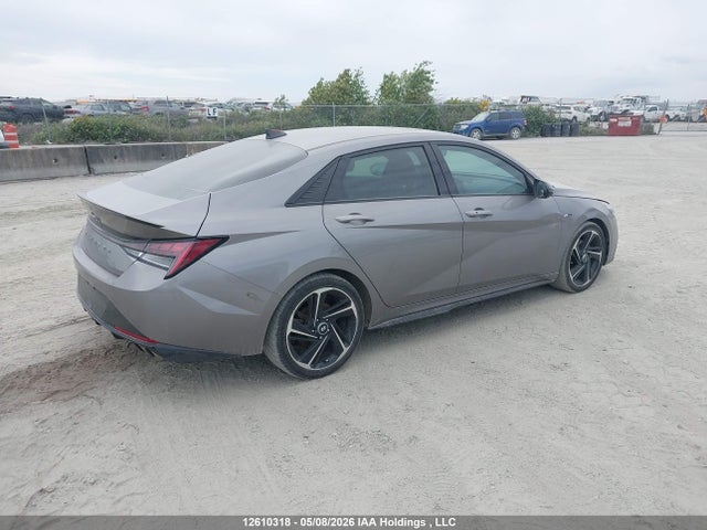 2023 Hyundai Elantra N Line მანქანა იყიდება აუქციონზე, vin: KMHLR4AF0PU487776, აუქციონის ნომერი: 12610318