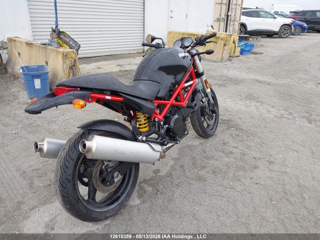 2007 Ducati Monster 695 მანქანა იყიდება აუქციონზე, vin: ZDM1RADM37B100058, აუქციონის ნომერი: 12610359