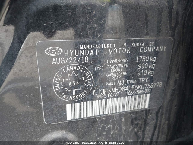 KMHD84LF5KU758778 Hyundai Elantra Preferred