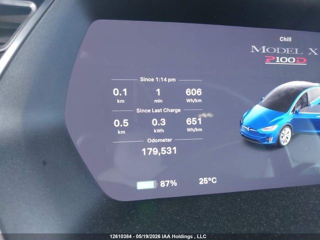 Aukcja sprzedaży 2017 Tesla Model X, vin: 5YJXCDE40HF041413, numer aukcji: 12610384