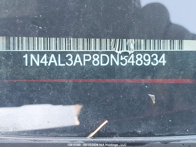 12610389 :رقم المزاد ، 1N4AL3AP8DN548934 vin ، 2013 Nissan Altima 2.5/s/sv/sl مزاد بيع