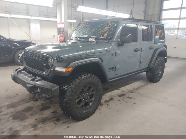 2025 Jeep Wrangler 4-door Willys მანქანა იყიდება აუქციონზე, vin: 1C4PJXDG5SW561306, აუქციონის ნომერი: 12610436