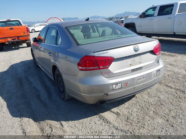 12610457 :رقم المزاد ، 1VWBN7A3XDC141204 vin ، 2013 Volkswagen Passat Se مزاد بيع