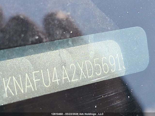 12610460 :رقم المزاد ، KNAFU4A2XD5691596 vin ، 2013 Kia Forte مزاد بيع