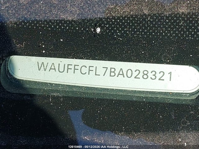 12610469 :رقم المزاد ، WAUFFCFL7BA028321 vin ، 2011 Audi A4 Premium Plus مزاد بيع