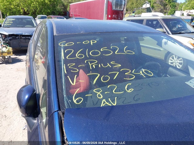 2013 Toyota Prius მანქანა იყიდება აუქციონზე, vin: JTDKN3DU6D1707340, აუქციონის ნომერი: 12610526