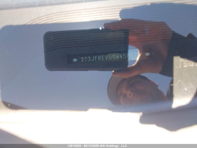 12610529 :رقم المزاد ، 2T3JFREV0GW458574 vin ، 2016 Toyota Rav4 Se مزاد بيع