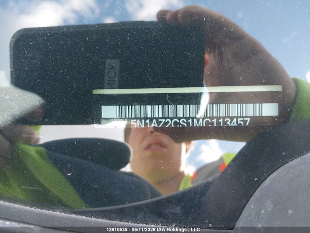 Продаж на аукціоні авто 2021 Nissan Murano Sl, vin: 5N1AZ2CS1MC113457, номер лоту: 12610535