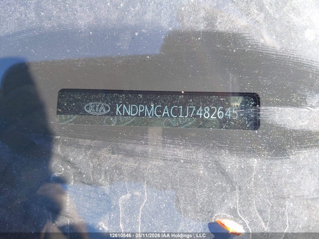 12610546 :رقم المزاد ، KNDPMCAC1J7482645 vin ، 2018 Kia Sportage Lx مزاد بيع