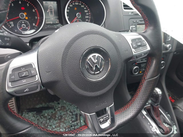 2012 Volkswagen Gti მანქანა იყიდება აუქციონზე, vin: WVWHV7AJ1CW124168, აუქციონის ნომერი: 12610547